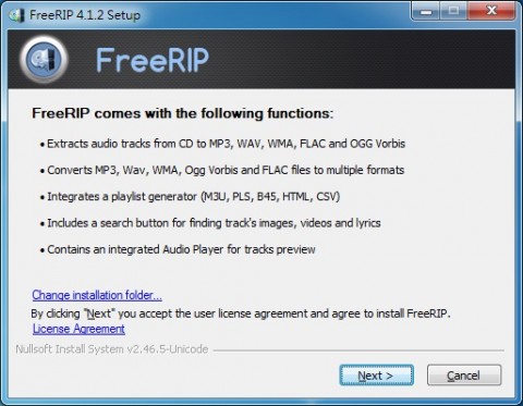 抓取音軌的好工具 FreeRIP MP3