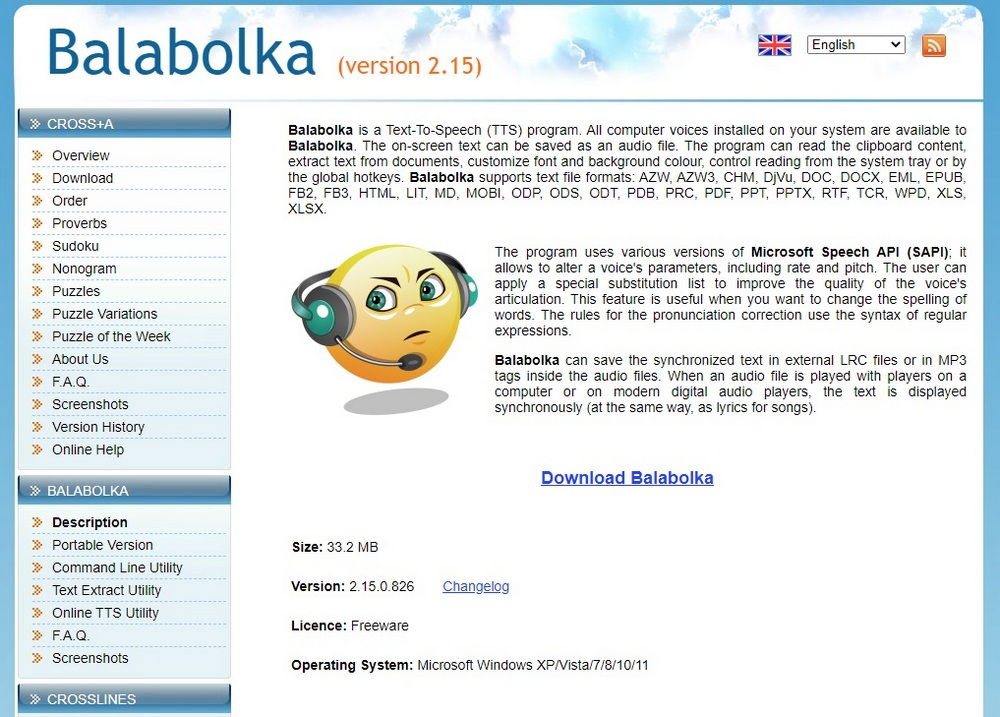 文字轉語音工具下載 Balabolka 將文字變成語音對話MP3