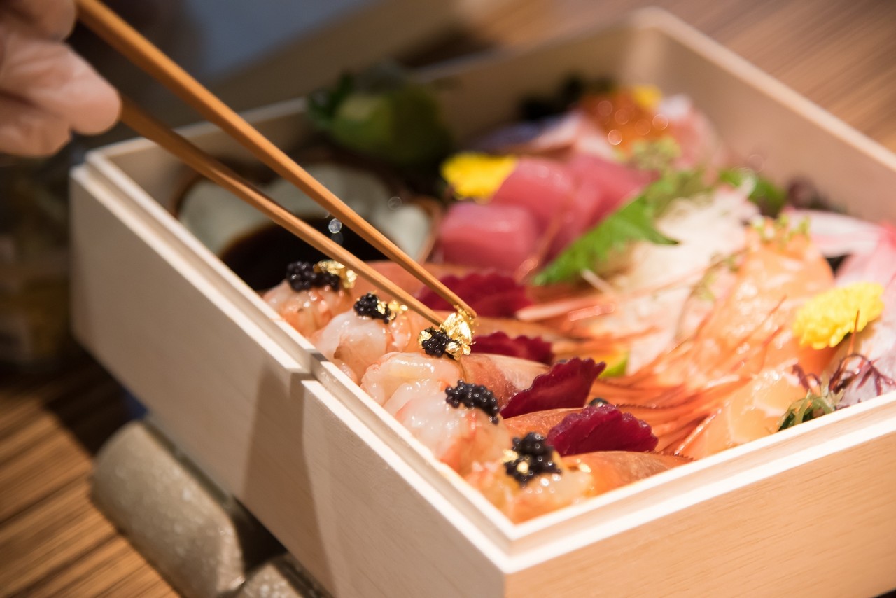 內湖日式料理 幸和殿御節料理 生魚片珠寶盒、頂級黃金鰻魚飯