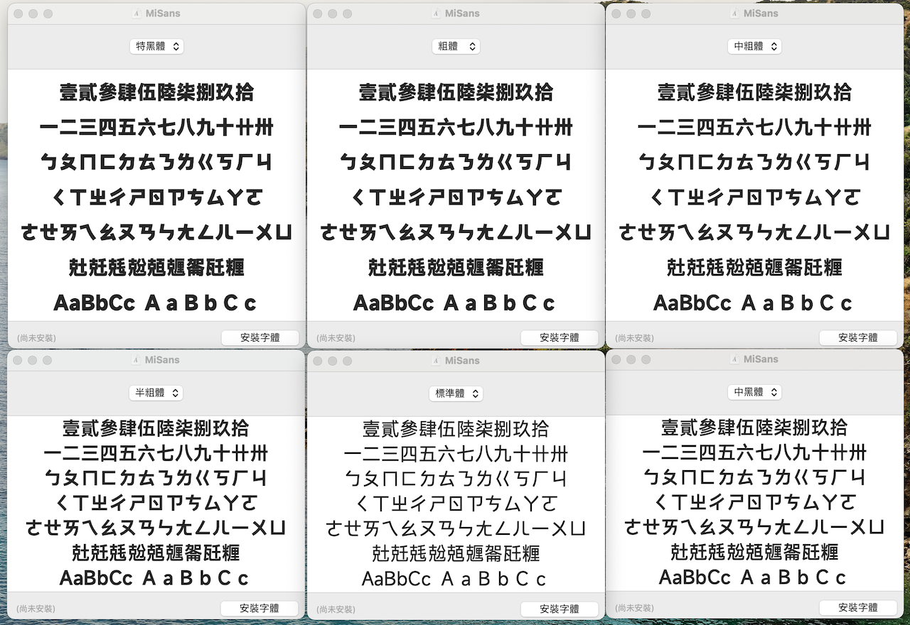 免費字體下載 「MiSans」 MIUI 13 全新系統字體 可免費商業使用