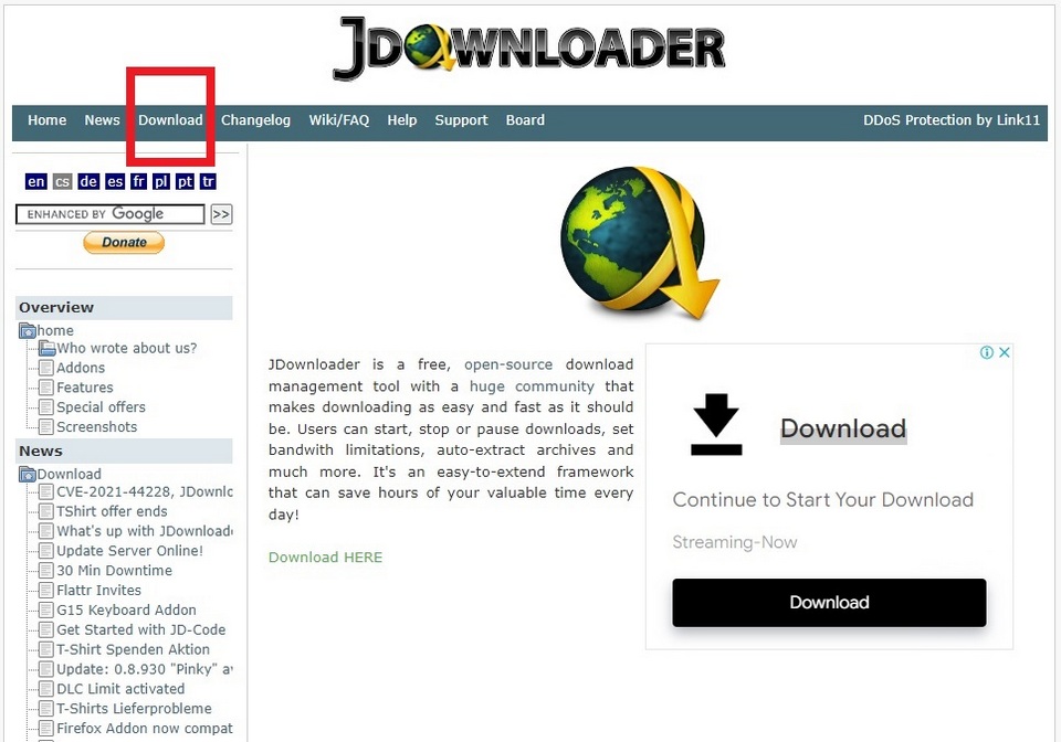 JDownloader2下載 免費檔案空間(免空)下載工具 免除廣告加快下載速度